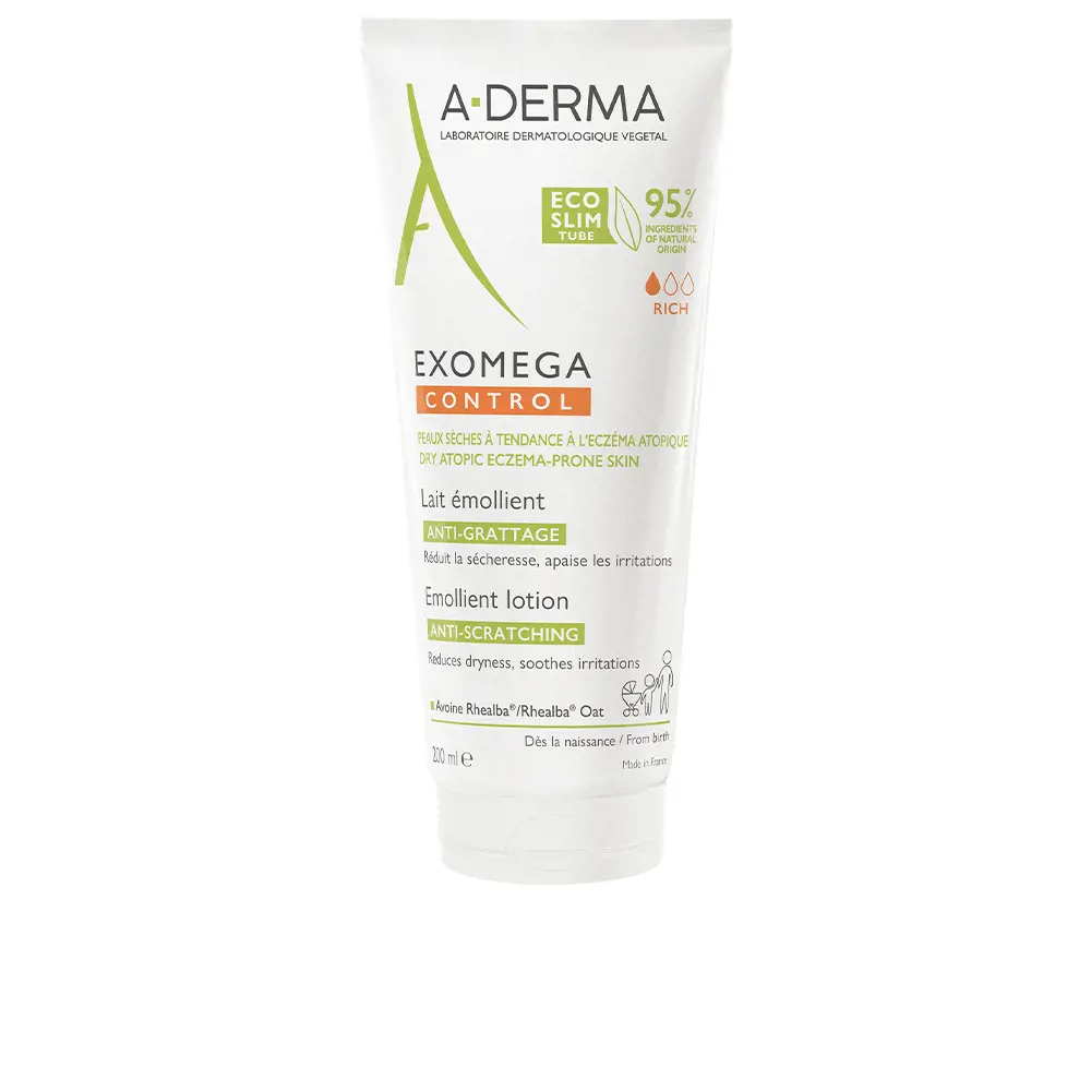 A-derma Exomega Control leche emoliente ANTI RASCADO 200ml